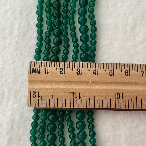 TIFFANY & CO. Vintage Green Onyx Multi-Strand Torsade Necklace - Picture 10 of 14